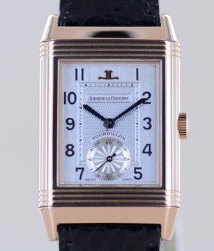 Jaeger-LeCoultre Reverso Tourbillon Limited 18K Roségold Collector Dresswatch B+P rar