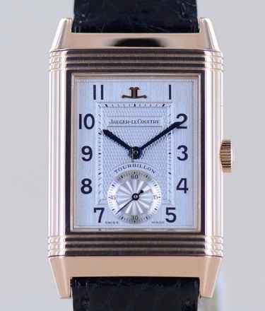 Jaeger-LeCoultre Reverso Tourbillon Sınırlı 18K Rose Altın Koleksiyoncu Takım Saati B+P nadir