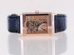Thumbnail von Jaeger-LeCoultre Reverso Tourbillon Limited 18K Roségold Collector Dresswatch B+P rar