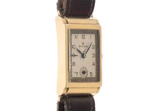Thumbnail von Rolex Art Deco Ref.2536 1932 original Box Original Vintage Unpoliert Art Deco 9kt Gelbgold