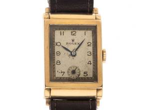 Thumbnail von Rolex Art Deco Ref.2536 1932 original Box Original Vintage Unpoliert Art Deco 9kt Gelbgold
