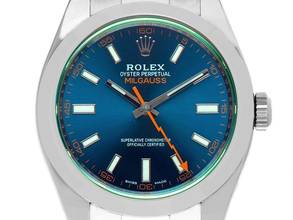 Thumbnail von Rolex Milgauss Elektroblau Ref.116400GV 2016 Full Set sehr gut Vintage Milgauss Elektroblau