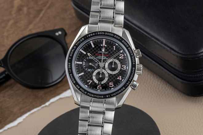  Omega Speedmaster Broad Arrow Legend Michael Schumacher Chronograph Ref. 321.30.44.50.01.001 