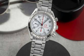 Thumbnail von Omega Speedmaster Chronograph Stahl Automatik Herrenuhr Ref. 3516.20.00