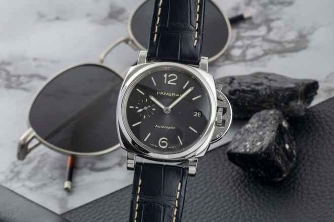  Panerai Luminor Due 3 Days Edelstahl Automatik Herrenuhr Ref. PAM00903 Papiere 