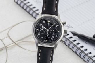 Thumbnail von IWC Fliegeruhr Chronograph Pilot Chronograph Edelstahl Quarz Herrenuhr Ref. IW374101 Papiere 1996