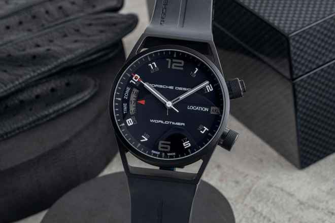  Porsche Design Worldtimer GMT Automatik Herrenuhr Ref. 6750.13 Papiere 