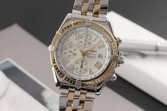 Thumbnail von Breitling Crosswind Chronograph Stahl / Gold Automatik Herrenuhr Ref. D13355