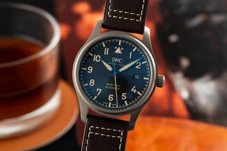 Thumbnail von IWC Fliegeruhr Mark Pilot Mark XVIII Heritage Automatik Titan Datum Ref. IW327006 Papiere 2018