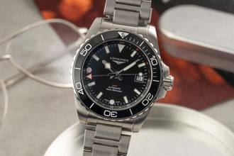 Thumbnail von Longines HydroConquest Hydro Conquest Stahl Automatik Herrenuhr Ref. L3.790.4.56.6 B&P 2025