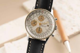Thumbnail von Breitling Old Navitimer Chronograph Stahl / Gold Automatik Herrenuhr Ref. 81610