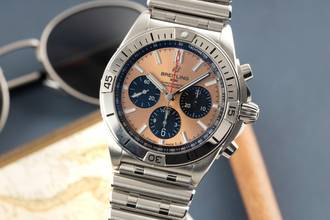 Thumbnail von Breitling Chronomat 42 B01 42 Stahl Automatik Ref. AB0134101K1A1 B&P 2020