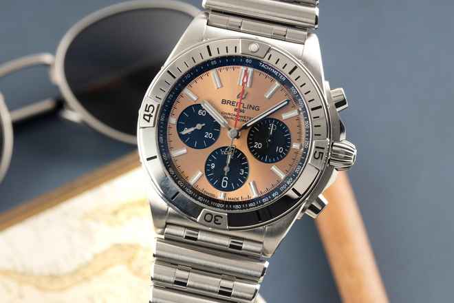  Breitling Chronomat 42 B01 42 Stahl Automatik Ref. AB0134101K1A1 B&P 2020 