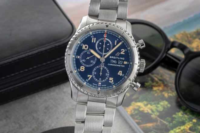  Breitling Aviator 8 Chronograph Stahl Automatik Herrenuhr Ref. A13316101C1A1 