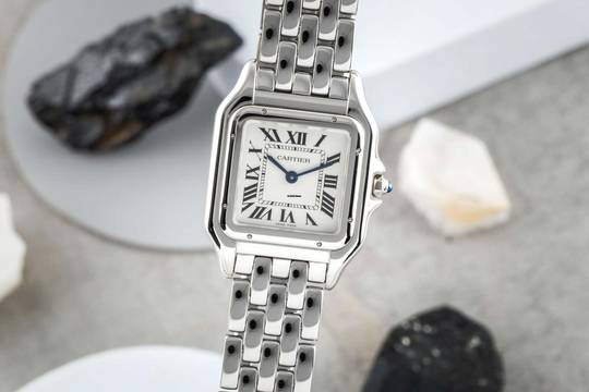 Cartier Panthère Medium Stahl Quarz Damenuhr Ref. WSPN0007 4016