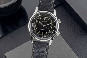 Thumbnail von Longines Legend Diver Stahl Automatik Herrenuhr Ref. L3.674.4.56.3 B&P 2010