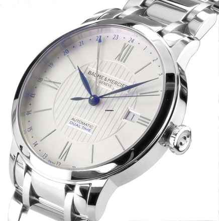  Baume & Mercier Classima Herren Uhr M0A10273 GMT Automatik Classima 40 mm 