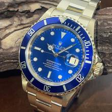 Thumbnail von Rolex Submariner Date Submariner Date - 750 Gelbgold - FULLSET 2004 - Ref. 16618