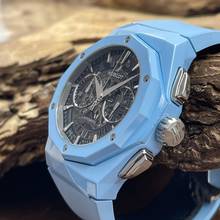 Thumbnail von Hublot Classic Fusion Aerofusion 45mm Ltd. Chrono Orlinski Sky Blue Ceramic - FULLSET
