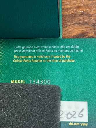  Rolex Oyster Perpetual 134300 Oyster Perpetual 41mm LAVENDEL NEU Box + Papiere aus 05/2026 Sofort verfügbar ! 