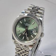 Thumbnail von Rolex Datejust 41 41mm Mint Green Jubilee Automático Completo