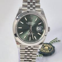 Thumbnail von Rolex Datejust 41 41mm Mint Green Jubilee Automático Completo