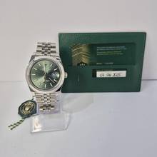 Thumbnail von Rolex Datejust 41 41mm Mint Green Jubilee Automático Completo