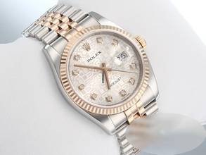 Thumbnail von Rolex Datejust 36 36mm 116231 2014 Stahl Rosegold 750 Diamanten Automatik