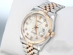 Thumbnail von Rolex Datejust 36 36mm 116231 2014 Stahl Rosegold 750 Diamanten Automatik