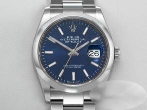 Thumbnail von Rolex Datejust 36 36mm 126200 2020 Edelstahl Automatik Date Just Stahl Stainless Steel Oyster-band Chronometer Blue Dial
