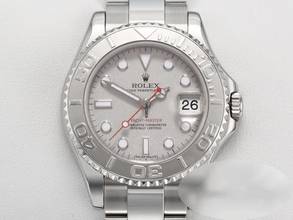 Thumbnail von Rolex Yacht-Master Medium 35mm 168622 2009 Rehaut Stahl Platin Automatik Damen Stainless Steel Oyster-band Chronometer
