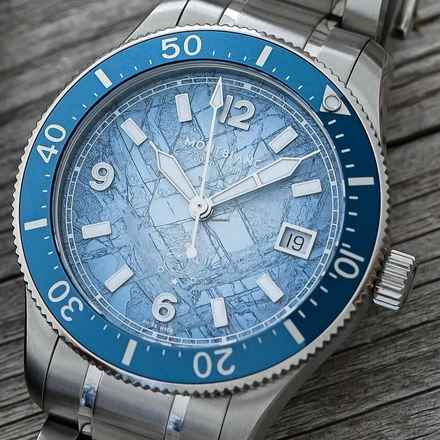  Montblanc Iced Sea Automatic Date 0 Oxygen NEW FULL SET 