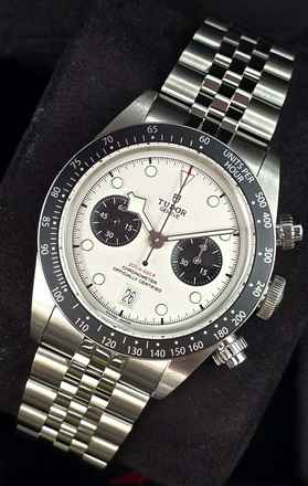 Tudor Black Bay Chrono M79360N-0014 Jubilee Bilezik Beyaz kadran Kullanılmamış/Yeni Durum Tam Set 4-2026