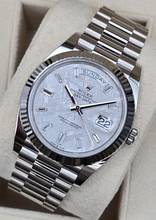 Thumbnail von Rolex Day-Date 40 40mm 228239-0055 White Gold 18k - Meteorite dial (WHITE TAG) New/Unworn condition Full Set 9-2022 VAT 21% INCLUDED