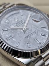 Thumbnail von Rolex Day-Date 40 40mm 228239-0055 White Gold 18k - Meteorite dial (WHITE TAG) New/Unworn condition Full Set 9-2022 VAT 21% INCLUDED