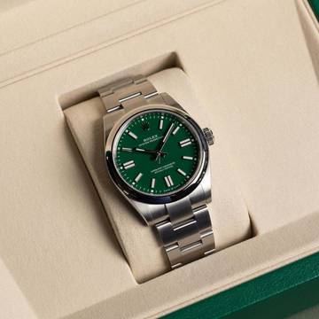 Rolex Oyster Perpetual Stainless Dial (2025) Unworn 2026
