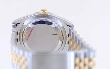Thumbnail von Rolex Datejust 36 Saphirglas golden Stick dial Jubiléband Stahl Gold 16233 T-Serie Klassiker