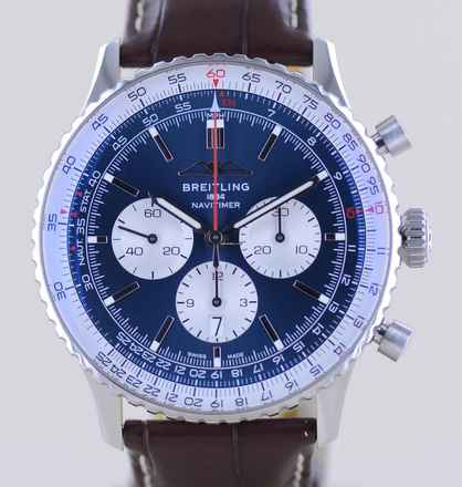  Breitling Navitimer 01 Chronograph 46 mm B01 Chronograph Wings Dial B+P 