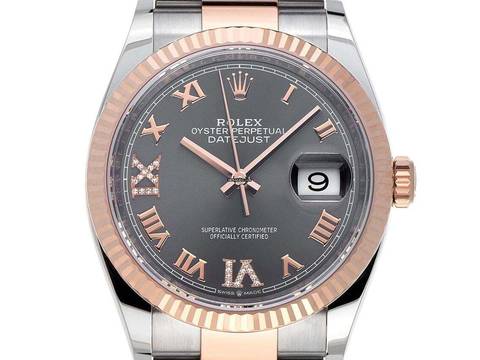 Rolex Datejust 36 Ref.126231 2022 Full Set wie Neu Datejust Diamanten
