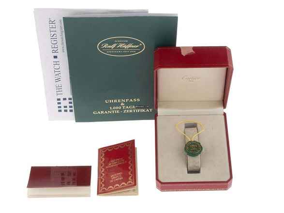  Cartier Santos GM Großes Modell Ref.2961 1987 Full Set sehr gut Vintage Santos GM großes Modell Diamanten 