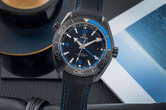 Thumbnail von Omega Seamaster Planet Ocean Deep Black GMT 215.92.46.22.01.002 B&P