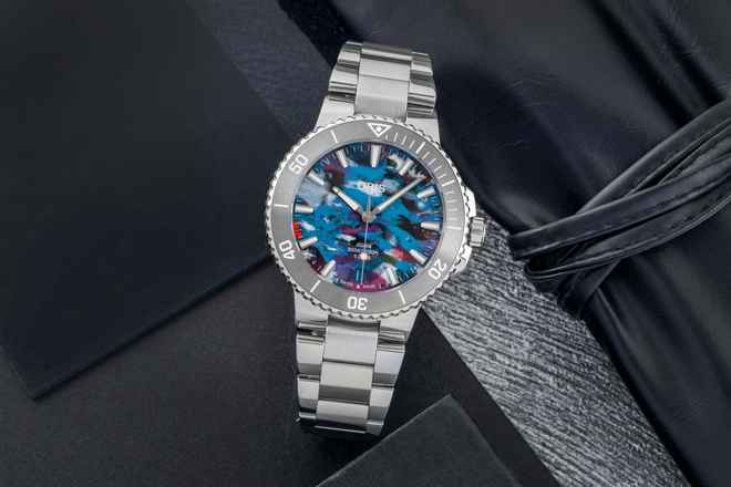  Oris Aquis Date Upcycle Stahl Automatik Ref. 01 400 7790 4150-07 8 23 02PEB B&P 