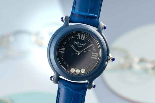 Chopard Happy Sport Be Happy Kunststoff Quarz Damenuhr Ref. 27/7779 Limited 