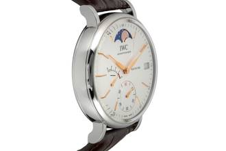 Thumbnail von IWC Portofino Handaufzug Mondphase Handaufzug Stahl Ref. IW516401 B&P 2017