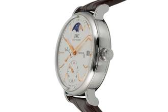 Thumbnail von IWC Portofino Handaufzug Mondphase Handaufzug Stahl Ref. IW516401 B&P 2017