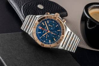 Thumbnail von Breitling Chronomat Kronometre Çelik / Altın Otomatik Ref UB0134101C1U1 Evraklar