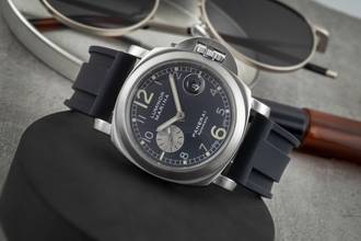 Thumbnail von Panerai Luminor Marina Otomatik Paslanmaz Çelik Otomatik Erkek Saatı Ref. PAM00086 B&P 2002