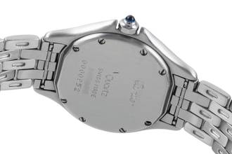 Thumbnail von Cartier Cougar Stahl Quarz Roman Dial Damenuhr Ref. W35001F5 Klassiker