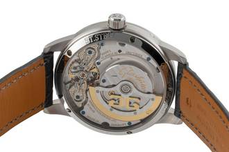 Thumbnail von Glashütte Original PanoMaticLunar Çelik Otomatik Erkek Saat Ref. 1-90-02-02-02-04 Kutu