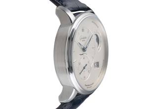 Thumbnail von Glashütte Original PanoMaticLunar Çelik Otomatik Erkek Saatleri Ref 1-90-02-42-32-01 Evraklar